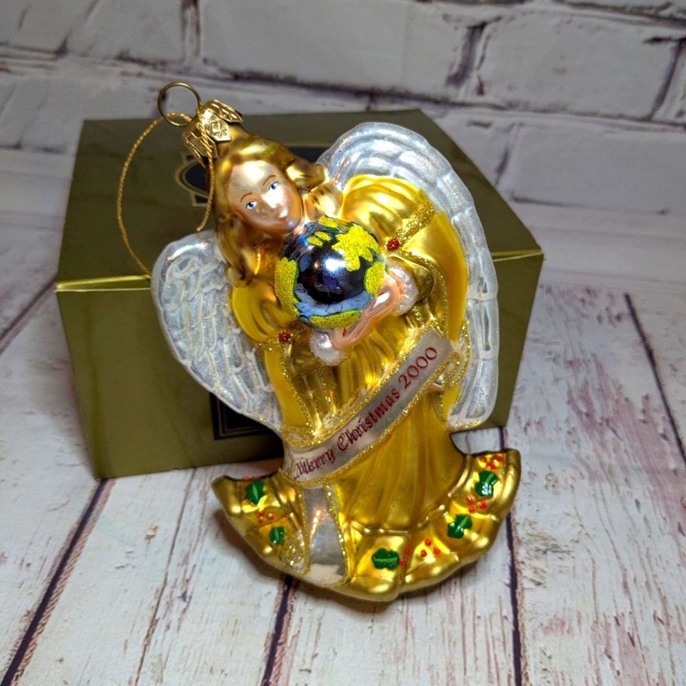 Polonaise for Kurt Adler Christmas Ornament Angel 2000